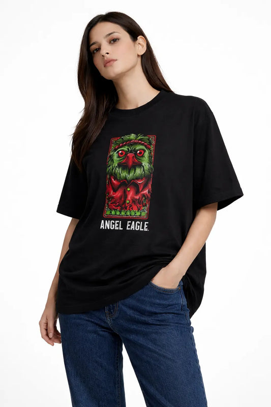 Angel Eagle - Unisex Oversized Tee