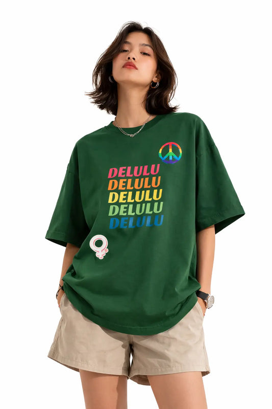 Delulu - Unisex Oversized Tee