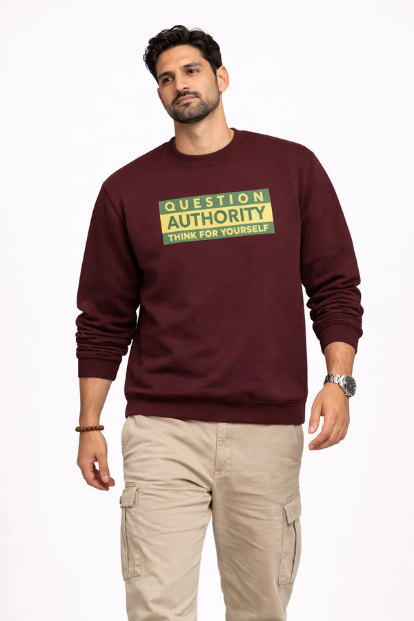Question Authority - Unisex Sweatshirt