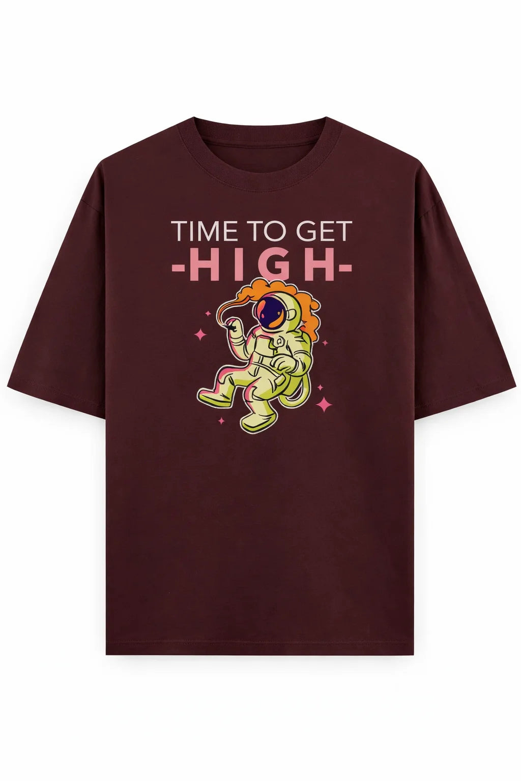 Time To Get High - Unisex Oversized Tee