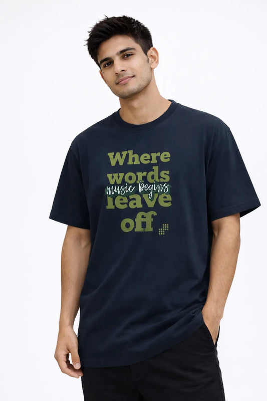 Where Words Leave - Unisex Supima Tee
