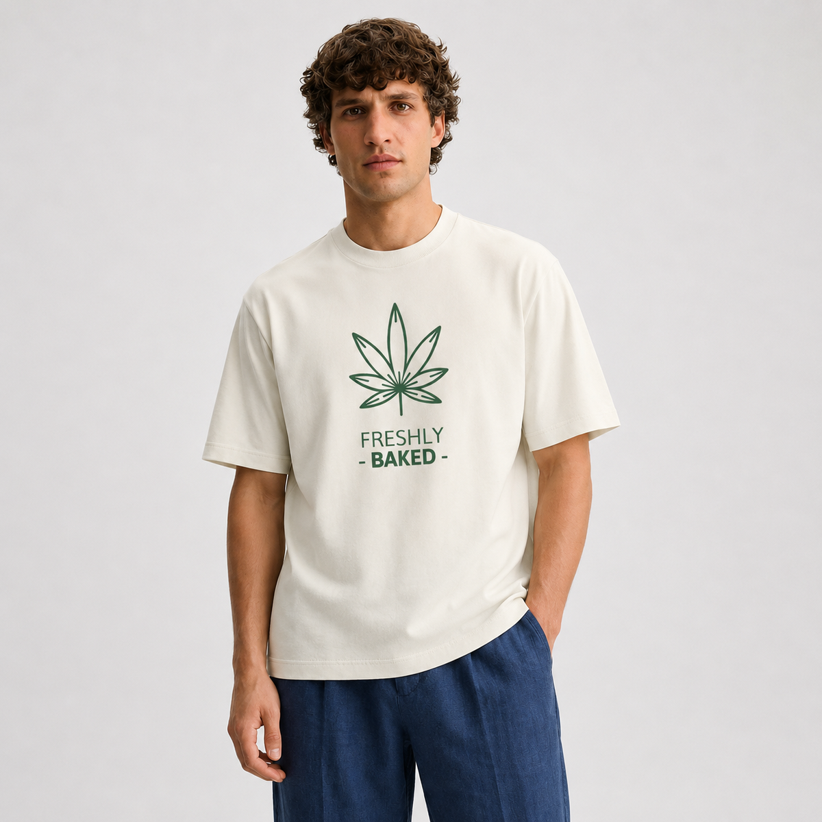 Freshly Baked - Unisex Oversized Tee