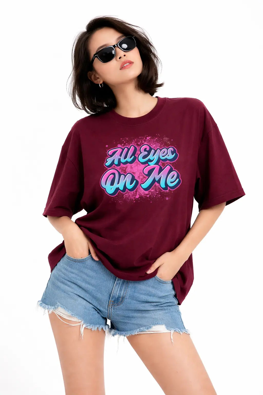 All Eyes On Me - Unisex Oversized Tee
