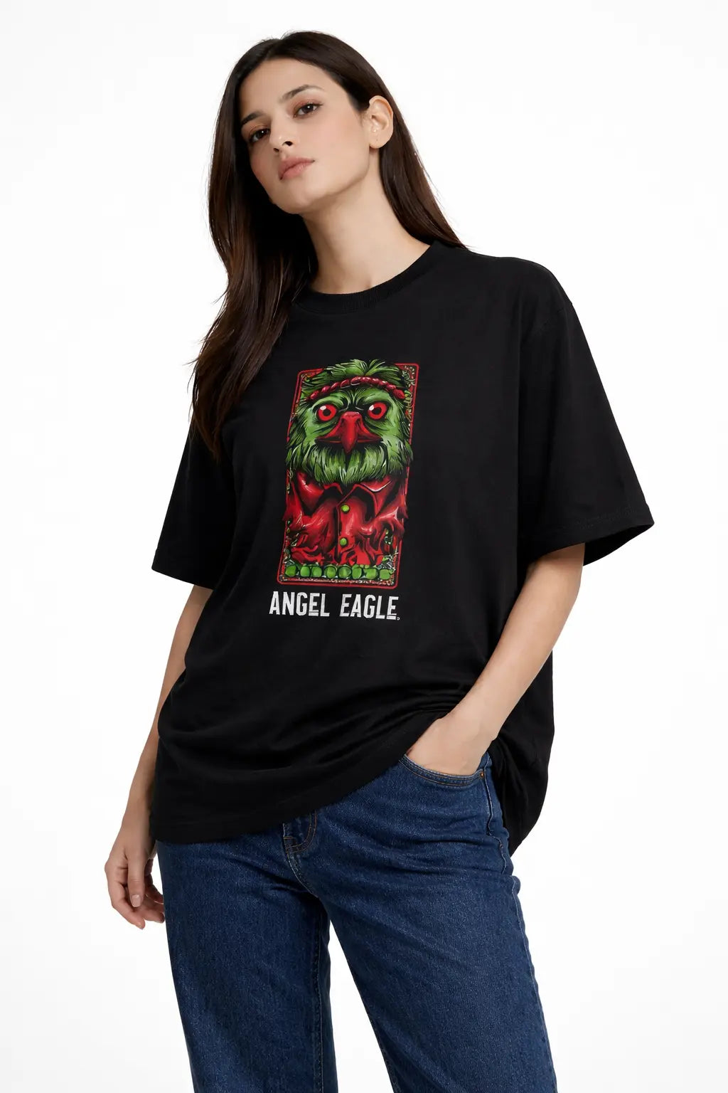 Angel Eagle - Unisex Oversized Tee