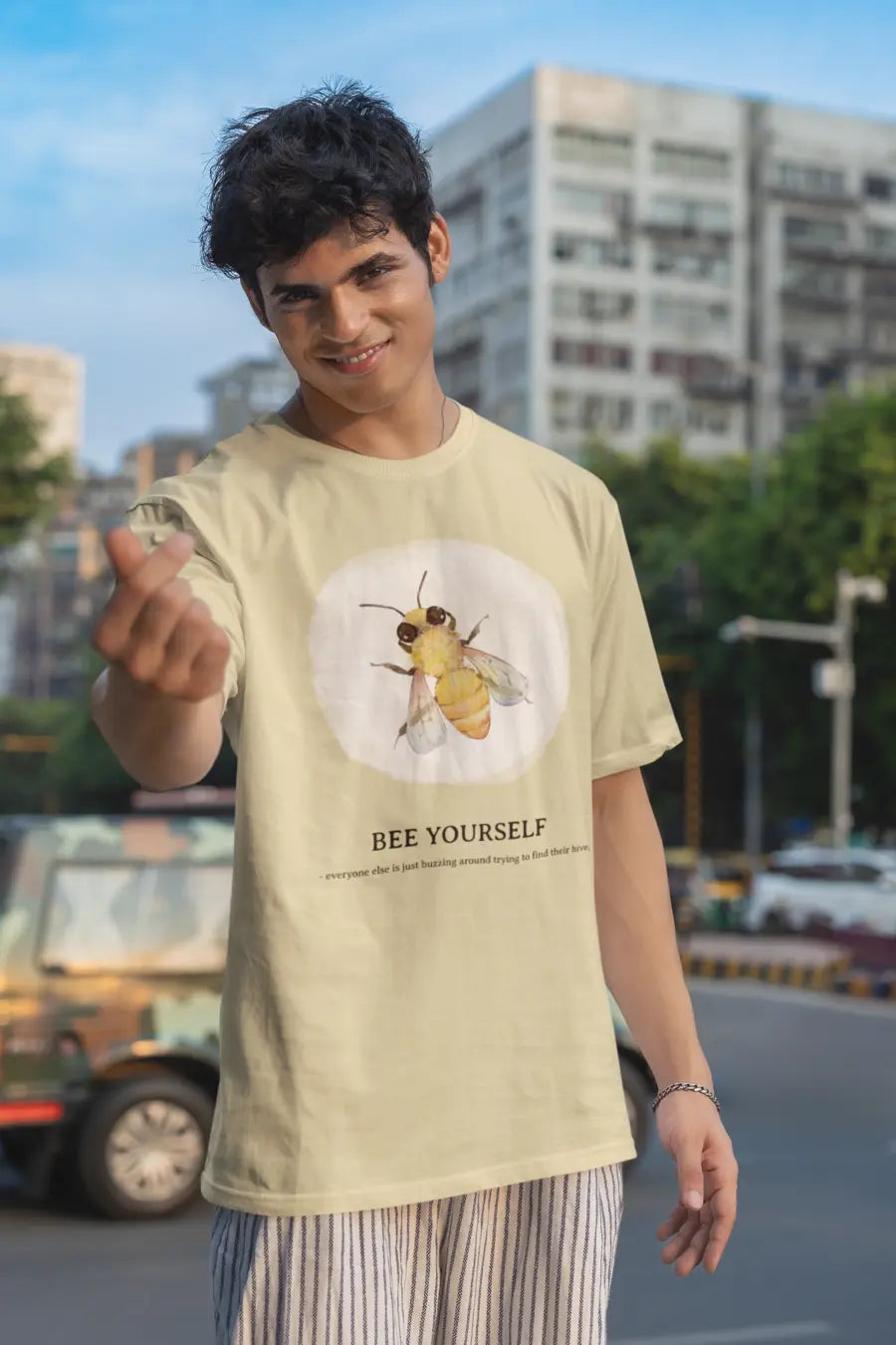 Bee Yourself - Unisex Supima Tee