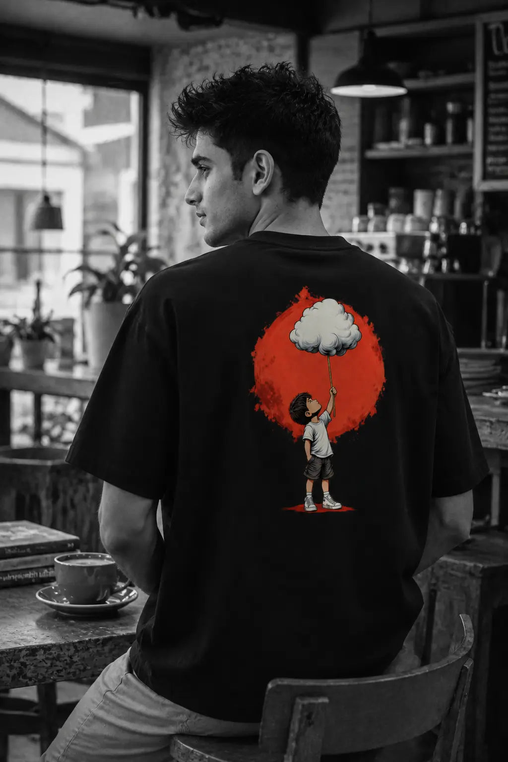 Catch the Cloud — Unisex Oversized Tee