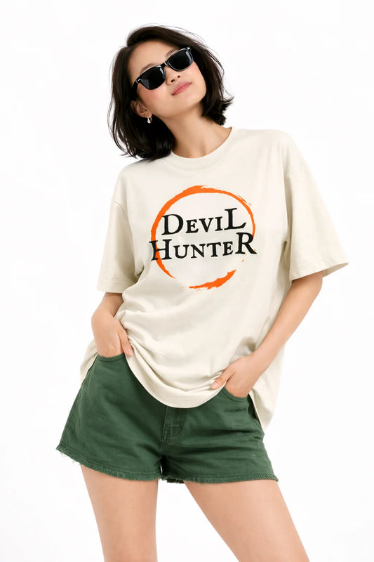 Devil Hunter - Unisex Oversized Tee