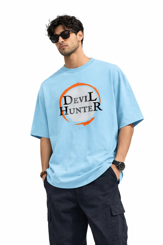 Devil Hunter - Unisex Oversized Tee