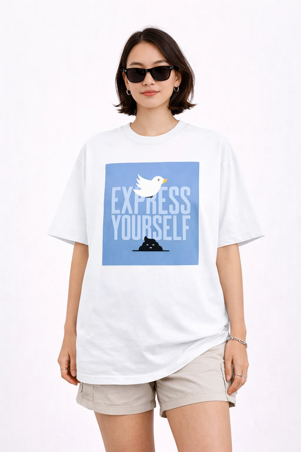 Express Yourself - Unisex Oversized Tee
