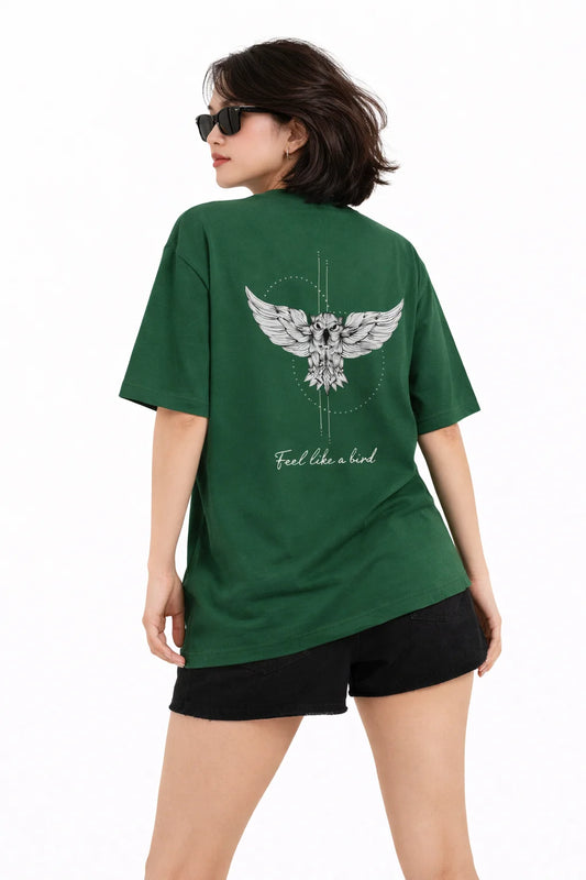 Feel Like A Bird - Unisex Oversized Tee