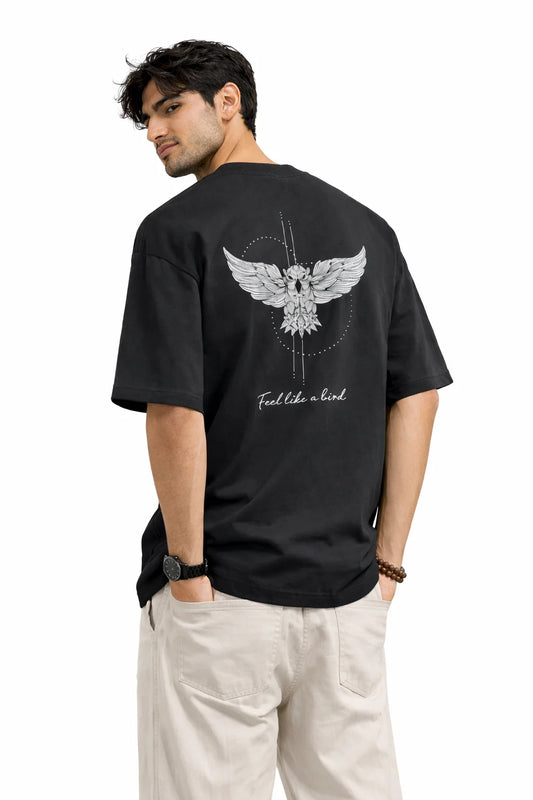 Feel Like A Bird - Unisex Oversized Tee