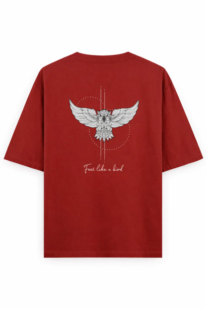 Feel Like A Bird - Unisex Oversized Tee