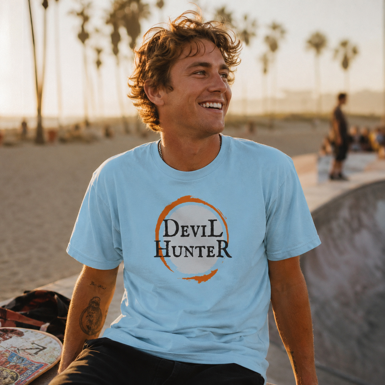 Devil Hunter - Unisex Oversized Tee