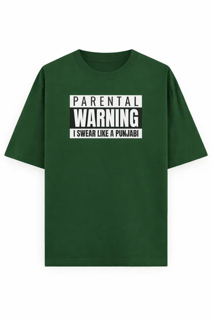 Parental Warning - Unisex Oversized Tee