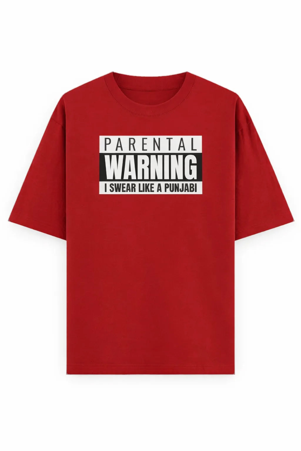 Parental Warning - Unisex Oversized Tee