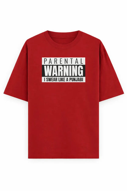 Parental Warning - Unisex Oversized Tee
