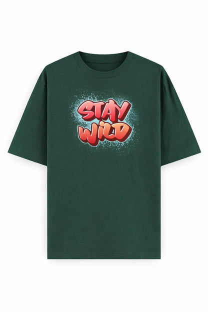 Stay Wild - Unisex Oversized Tee