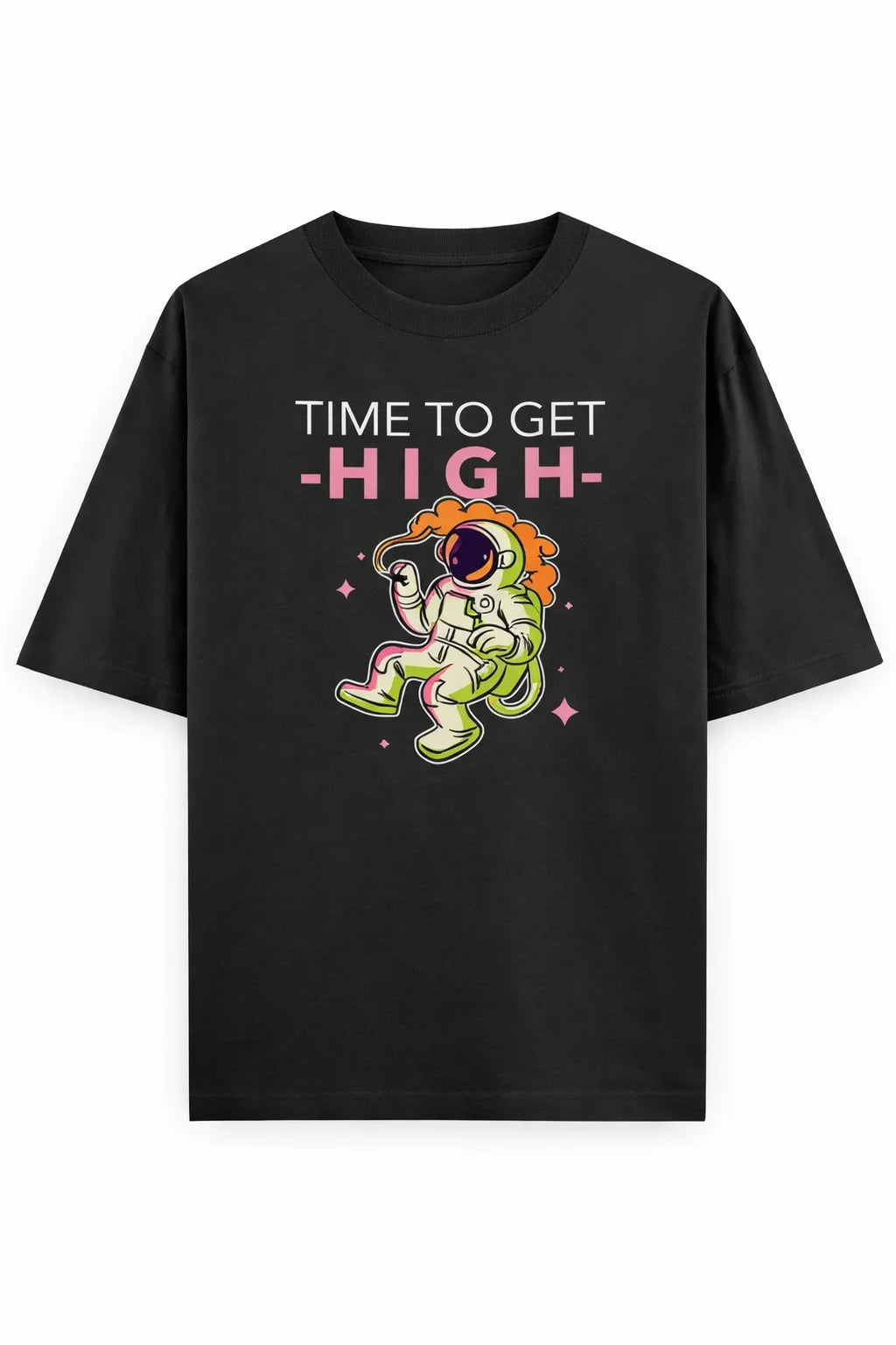 Time To Get High - Unisex Oversized Tee