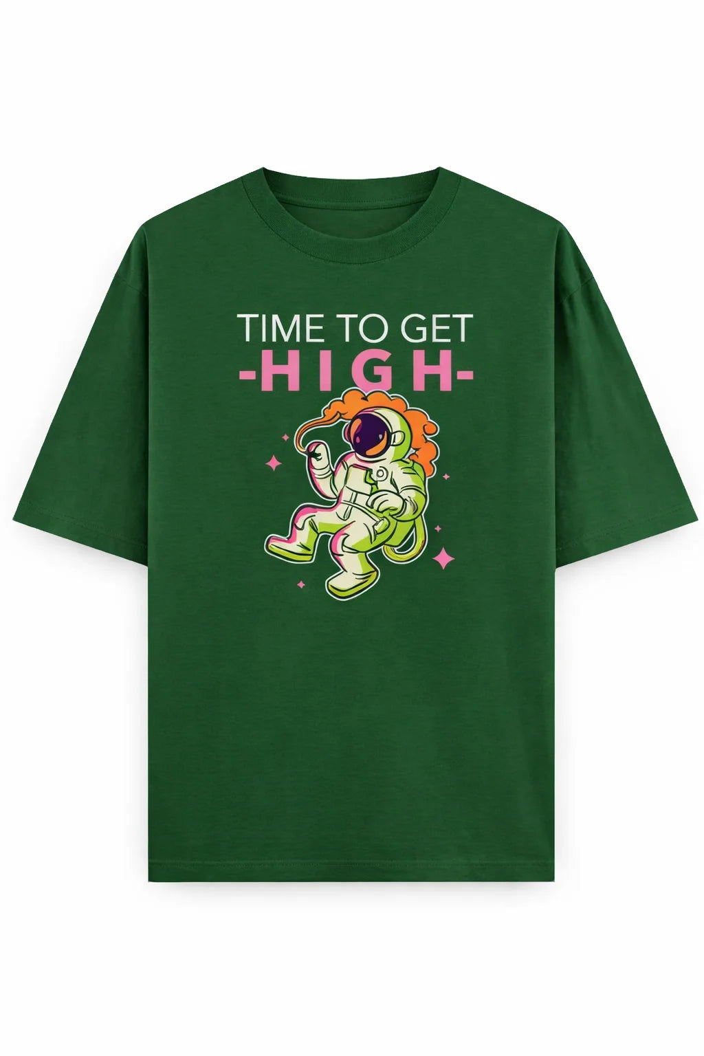 Time To Get High - Unisex Oversized Tee