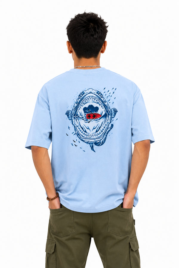 Open Wide — Unisex Oversized Tee