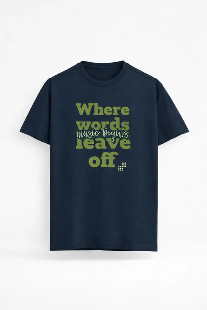 Where Words Leave - Unisex Supima Tee
