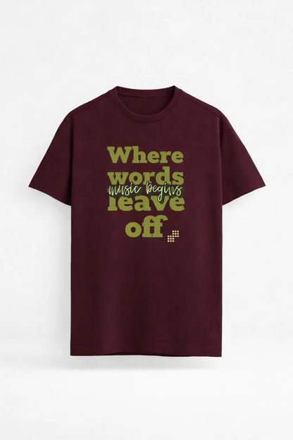 Where Words Leave - Unisex Supima Tee